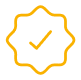 Checkmark badge 02 stroke rounded 2